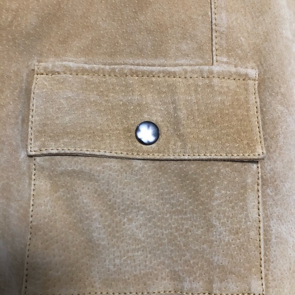 Tan leather jacket - Picture 2 of 12